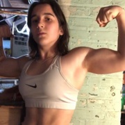Teen muscle girl Fitness girl Aiden